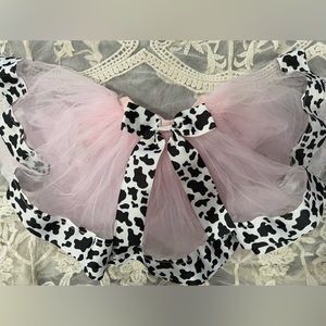 Cow print tutu
